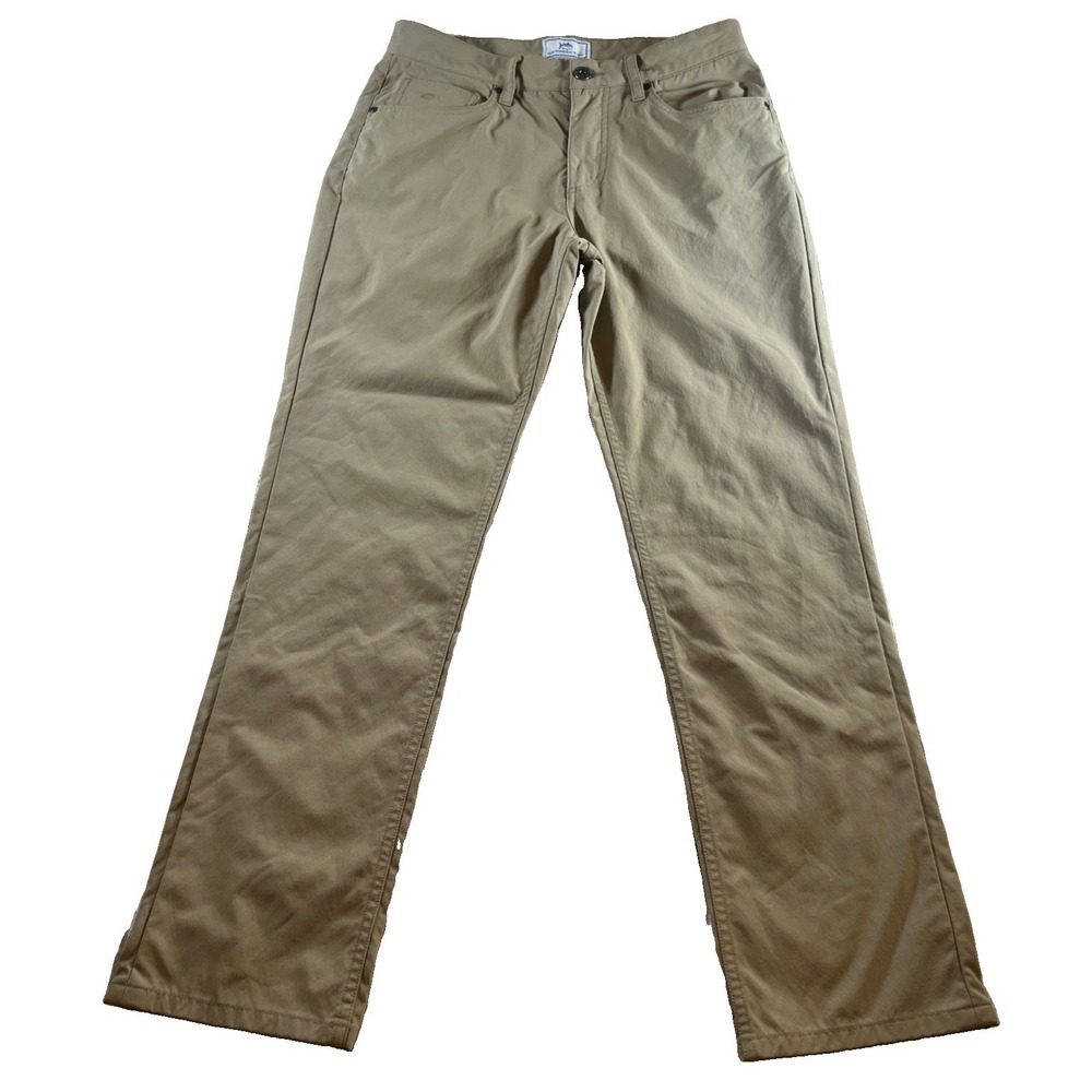 Southern Tide Pants Mens 30x30 Beige Performance Intercoastal 5 Pocket